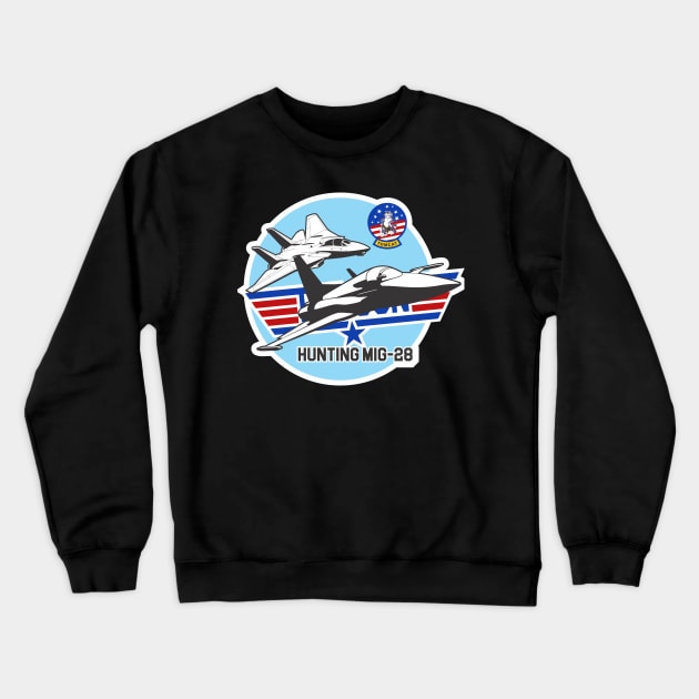 Hunting MiG-28 Crewneck Sweatshirt by MBK